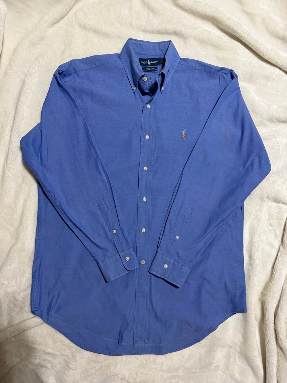 Ralph Lauren Yarmouth Men’s Royal Blue Button-Down Shirt
